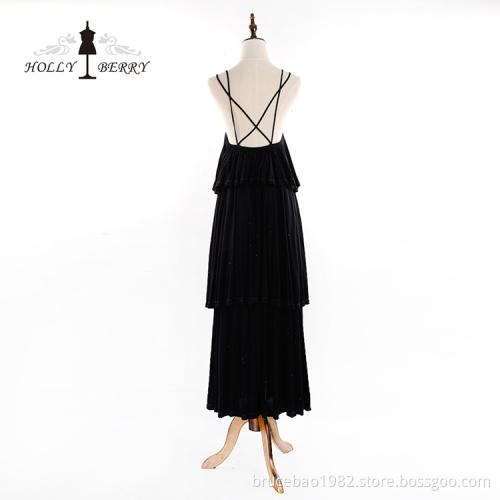 New Stylish 100%Cotton Floor-length Casual Evening Dresses